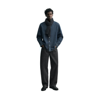 ДЖИНСОВАЯ РУБАШКА СВОБОДНОГО КРОЯ