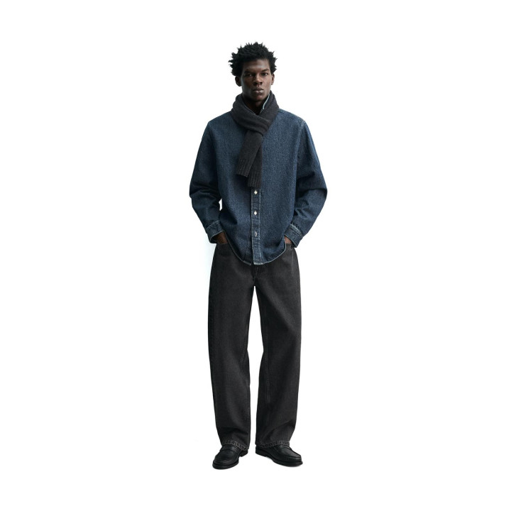 ДЖИНСОВАЯ РУБАШКА СВОБОДНОГО КРОЯ