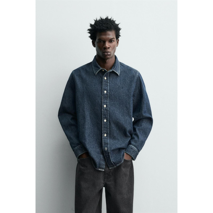 ДЖИНСОВАЯ РУБАШКА СВОБОДНОГО КРОЯ