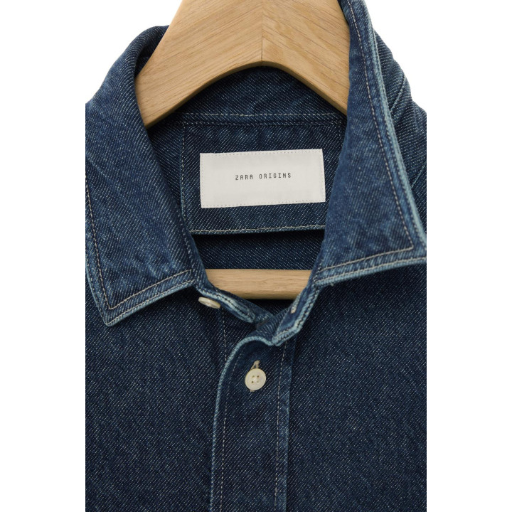 ДЖИНСОВАЯ РУБАШКА СВОБОДНОГО КРОЯ