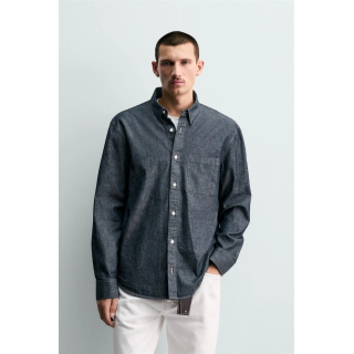 ДЖИНСОВАЯ РУБАШКА СВОБОДНОГО КРОЯ