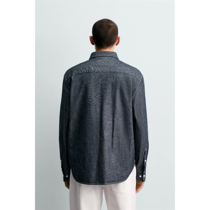 ДЖИНСОВАЯ РУБАШКА СВОБОДНОГО КРОЯ