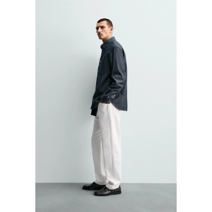 ДЖИНСОВАЯ РУБАШКА СВОБОДНОГО КРОЯ