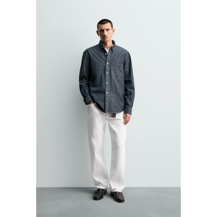 ДЖИНСОВАЯ РУБАШКА СВОБОДНОГО КРОЯ