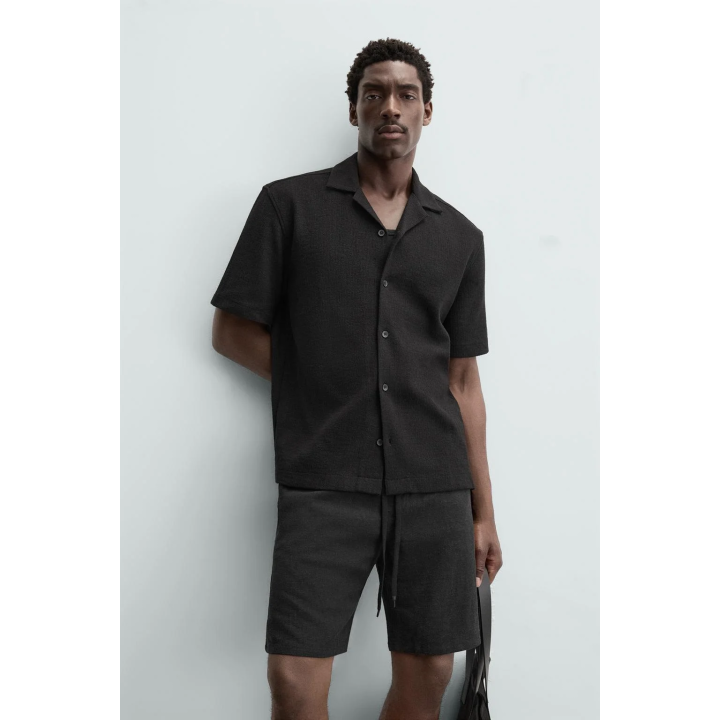 Рубашка с текстурой