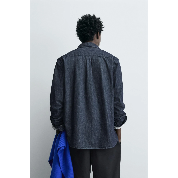 ДЖИНСОВАЯ РУБАШКА КЛАССИЧЕСКОГО КРОЯ