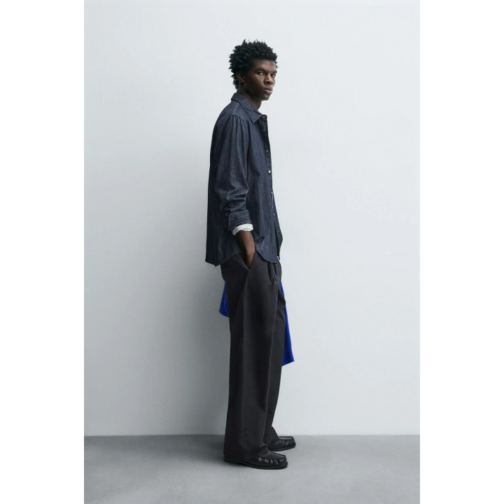 ДЖИНСОВАЯ РУБАШКА КЛАССИЧЕСКОГО КРОЯ