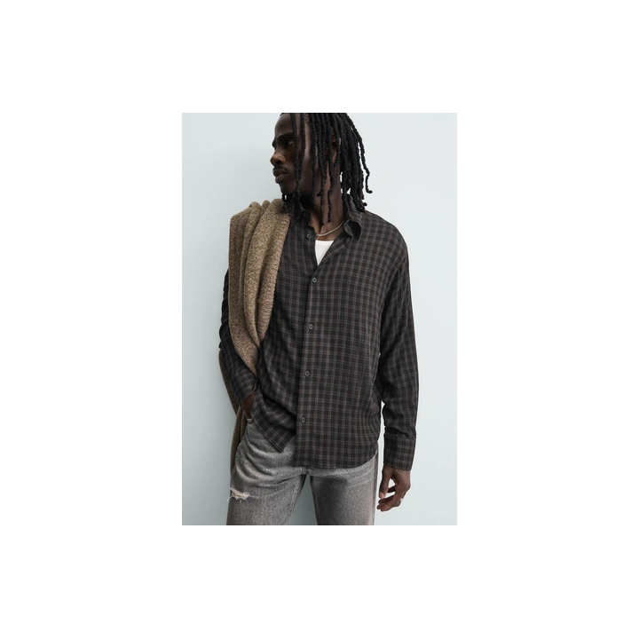 РУБАШКА RELAXED FIT В КЛЕТКУ