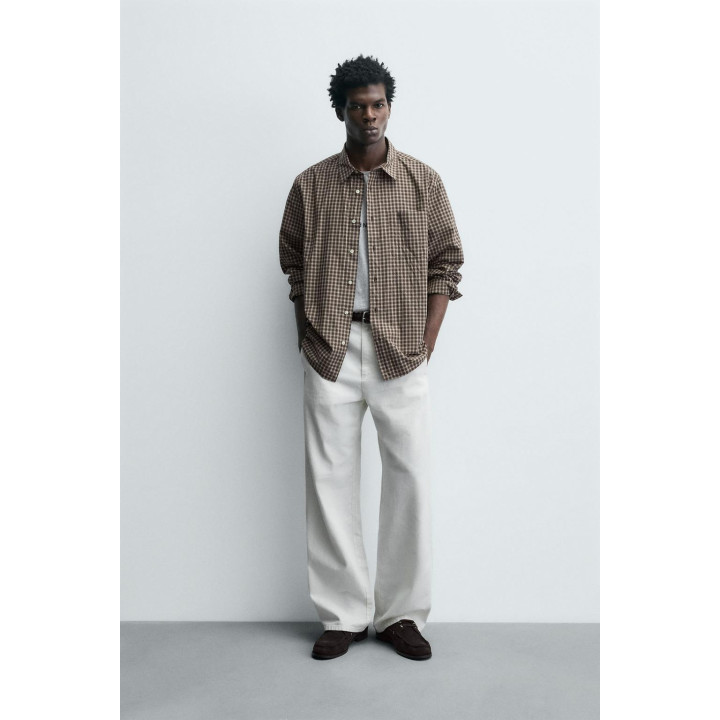 РУБАШКА RELAXED FIT В КЛЕТКУ