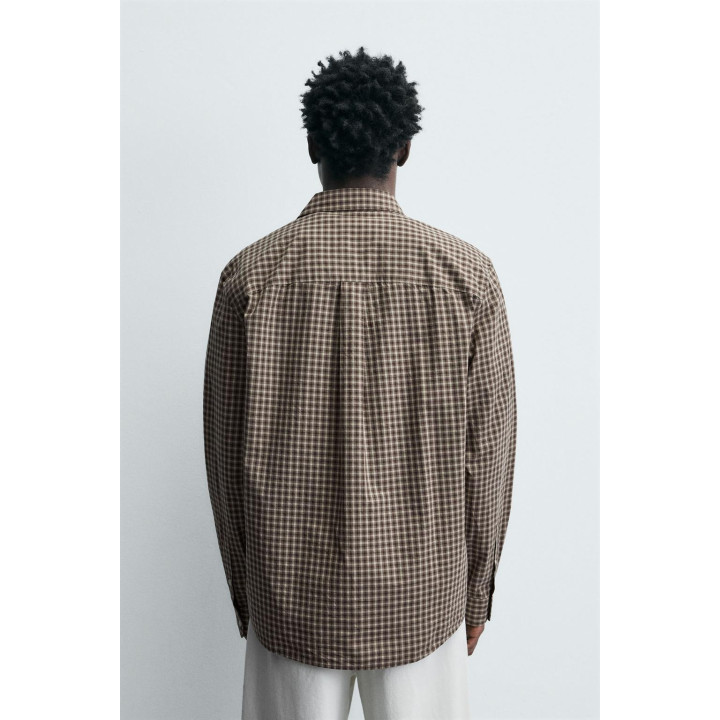 РУБАШКА RELAXED FIT В КЛЕТКУ