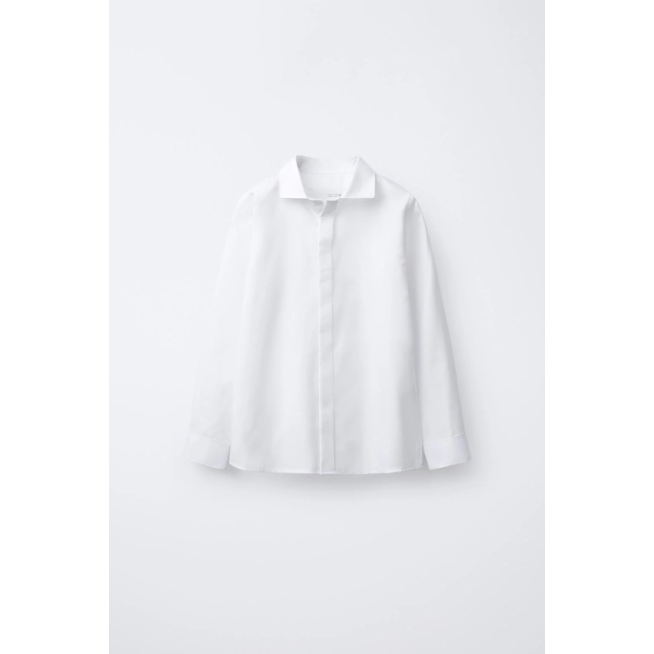 РУБАШКА ИЗ РЕЛЬЕФНОЙ ТКАНИ