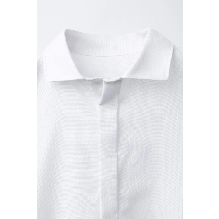 РУБАШКА ИЗ РЕЛЬЕФНОЙ ТКАНИ