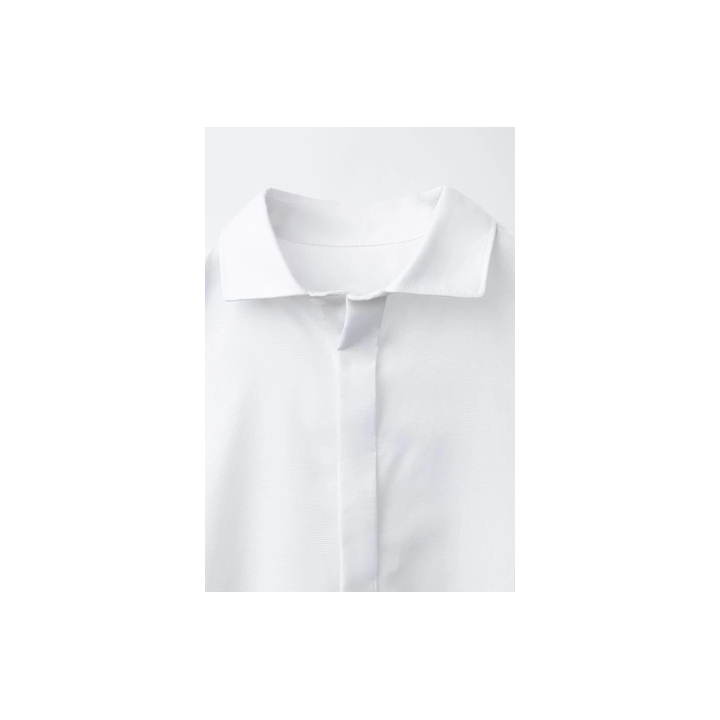 РУБАШКА ИЗ РЕЛЬЕФНОЙ ТКАНИ