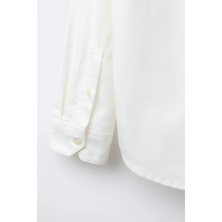 ОДНОТОННАЯ ХЛОПКОВАЯ РУБАШКА