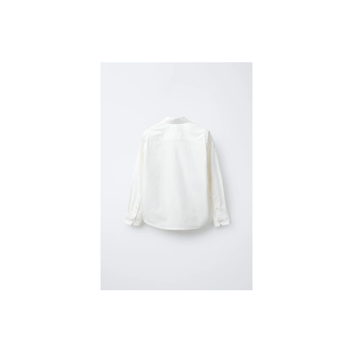 ОДНОТОННАЯ ХЛОПКОВАЯ РУБАШКА