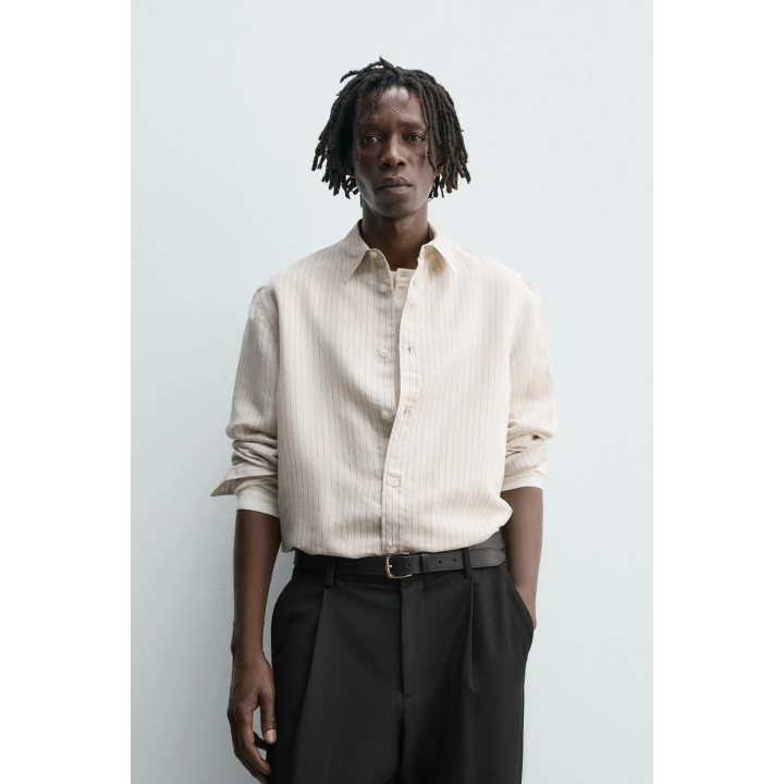 РУБАШКА СВОБОДНОГО КРОЯ В ПОЛОСКУ