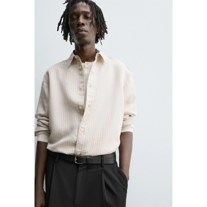 РУБАШКА СВОБОДНОГО КРОЯ В ПОЛОСКУ