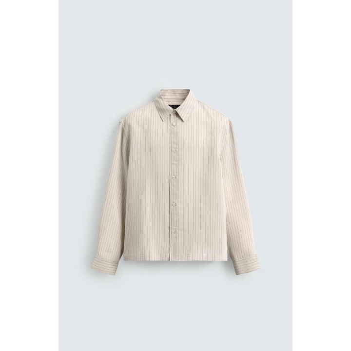 РУБАШКА СВОБОДНОГО КРОЯ В ПОЛОСКУ