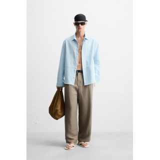 Рубашка из льна и хлопка