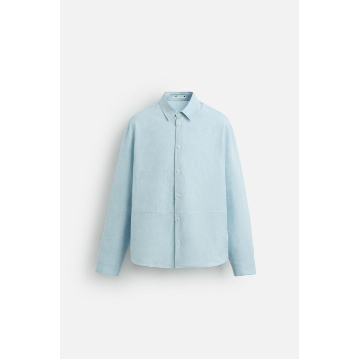 Рубашка из льна и хлопка