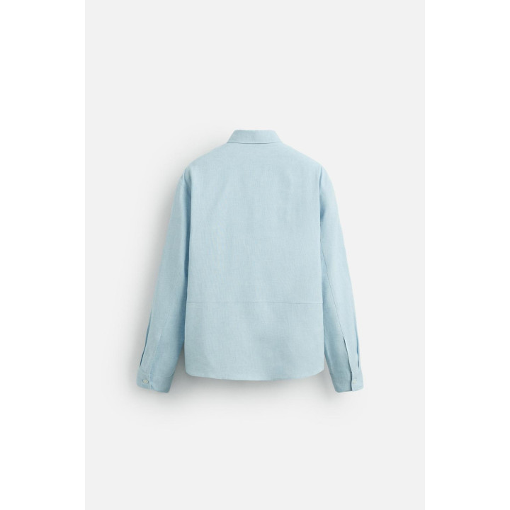 Рубашка из льна и хлопка