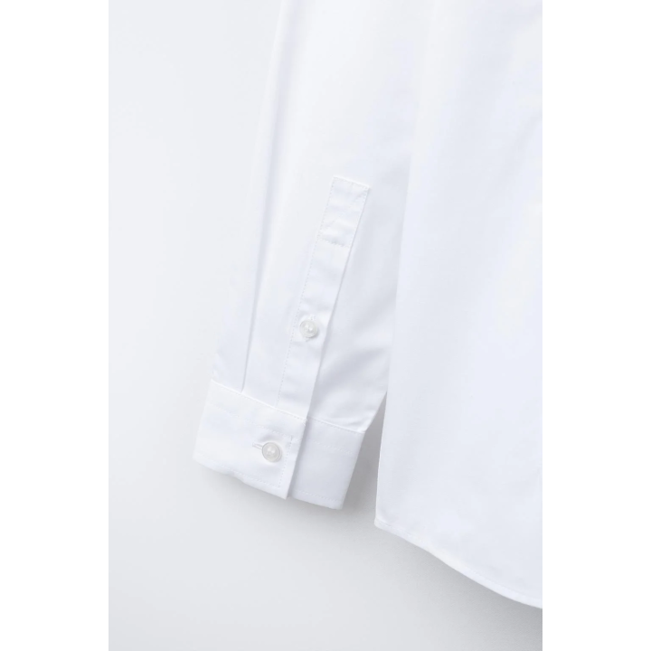 РУБАШКА СО СЪЕМНОЙ АТЛАСНОЙ БАБОЧКОЙ