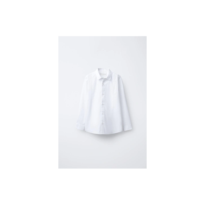 РУБАШКА СО СЪЕМНОЙ АТЛАСНОЙ БАБОЧКОЙ