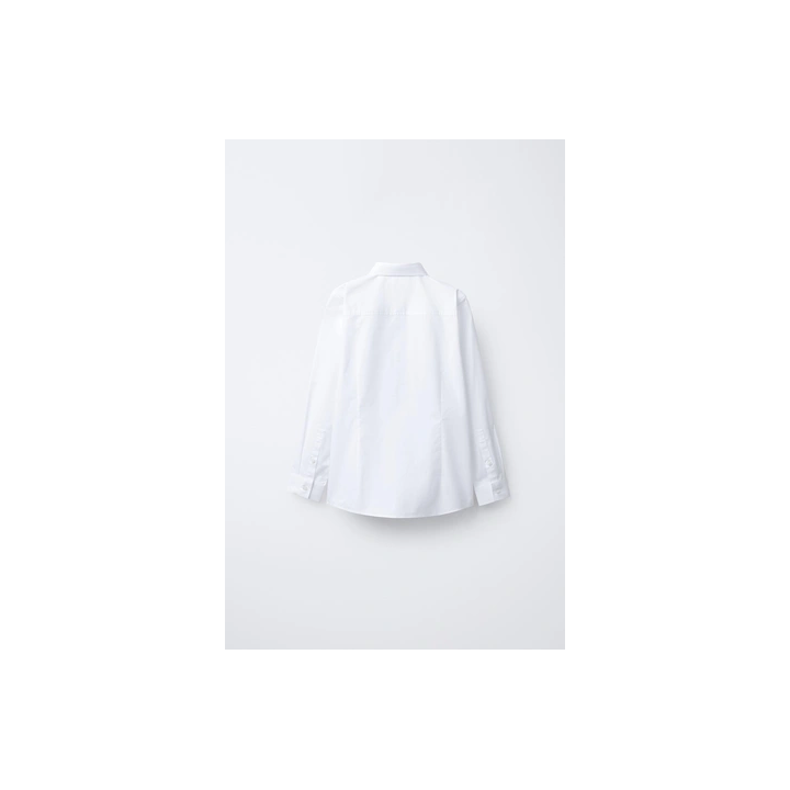 РУБАШКА СО СЪЕМНОЙ АТЛАСНОЙ БАБОЧКОЙ