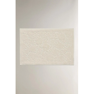 NON-SLIP JACQUARD COTTON BATH MAT