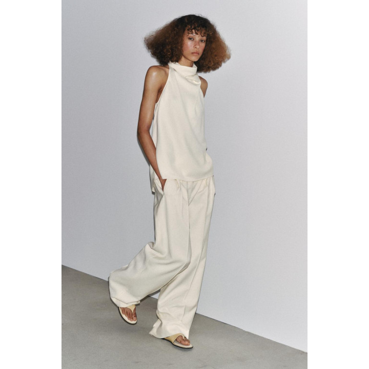 ТОП С ДРАПИРОВКОЙ ХАЛТЕР — ZW COLLECTION