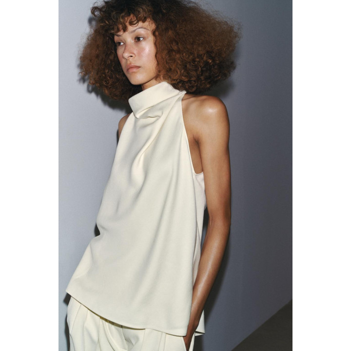 ТОП С ДРАПИРОВКОЙ ХАЛТЕР — ZW COLLECTION