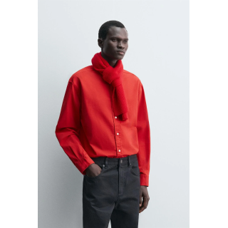 РУБАШКА RELAXED FIT ИЗ ПЛОТНОГО ХЛОПКА