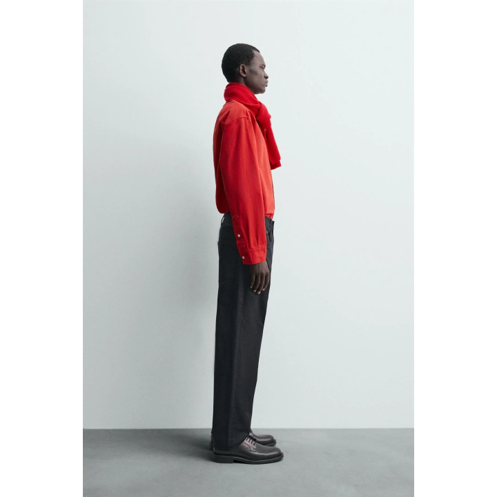 РУБАШКА RELAXED FIT ИЗ ПЛОТНОГО ХЛОПКА