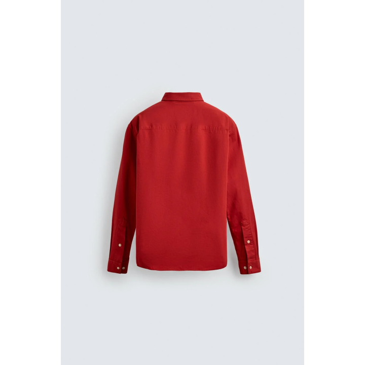 РУБАШКА RELAXED FIT ИЗ ПЛОТНОГО ХЛОПКА