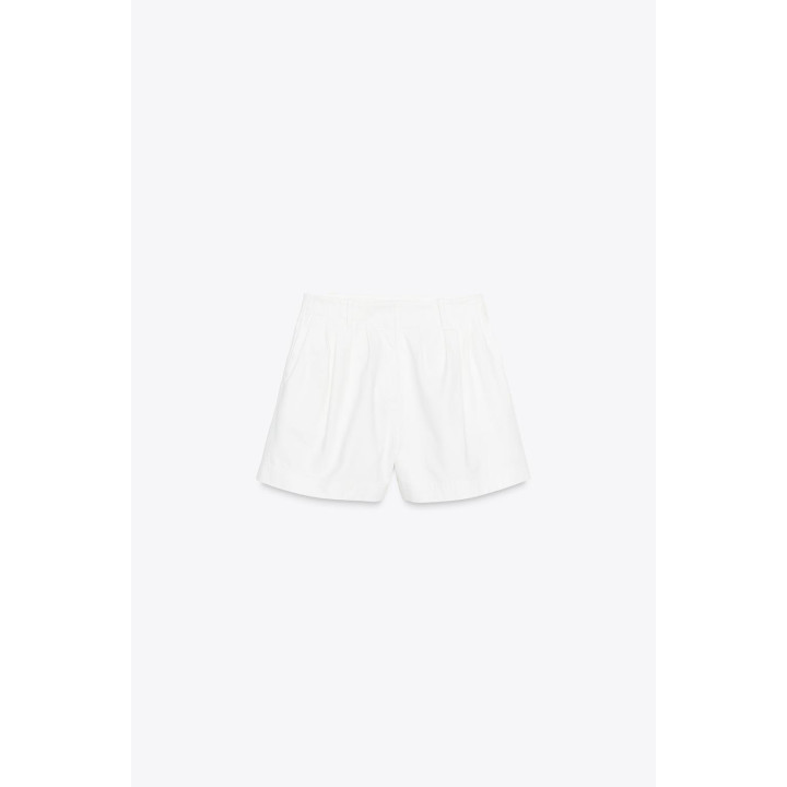 ШОРТЫ-БЕРМУДЫ С ЗАЩИПАМИ — ZW COLLECTION