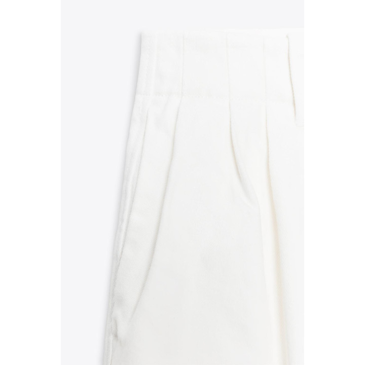 ШОРТЫ-БЕРМУДЫ С ЗАЩИПАМИ — ZW COLLECTION