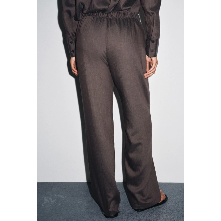 ПОЛОСАТЫЕ БРЮКИ В ПИЖАМНОМ СТИЛЕ — ZW COLLECTION