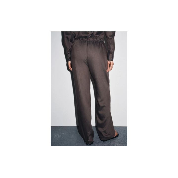 ПОЛОСАТЫЕ БРЮКИ В ПИЖАМНОМ СТИЛЕ — ZW COLLECTION