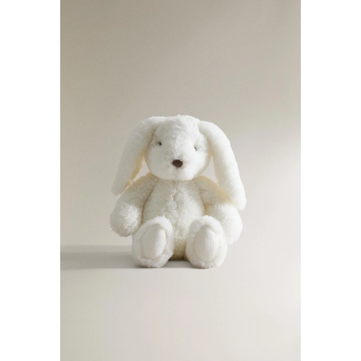 БЕЛЫЙ МЯГКИЙ ИГРУШЕЧНЫЙ КРОЛИК