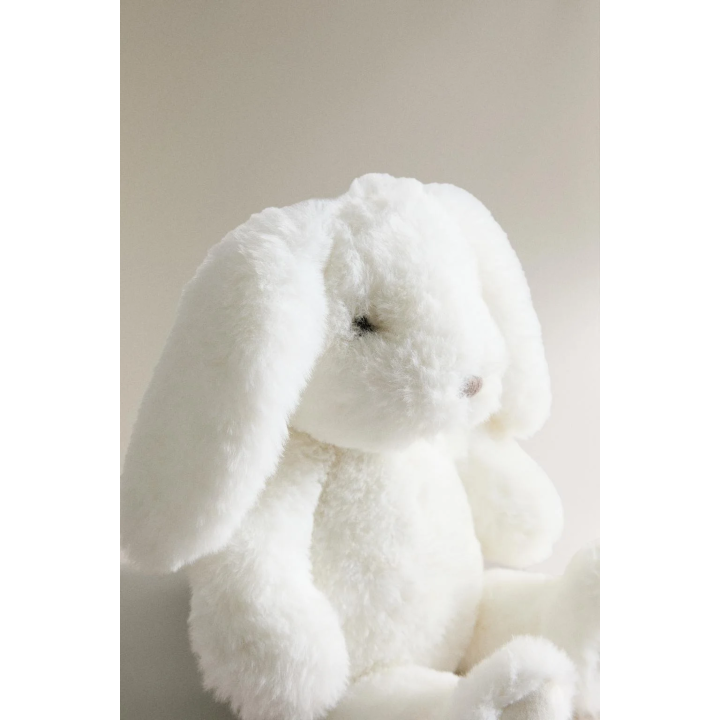 БЕЛЫЙ МЯГКИЙ ИГРУШЕЧНЫЙ КРОЛИК
