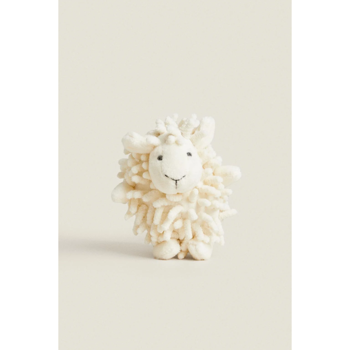 Детская овечка-погремушка из мягкого материала