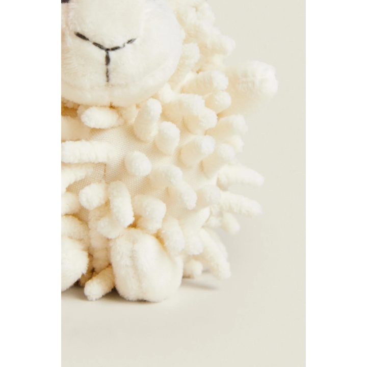 Детская овечка-погремушка из мягкого материала