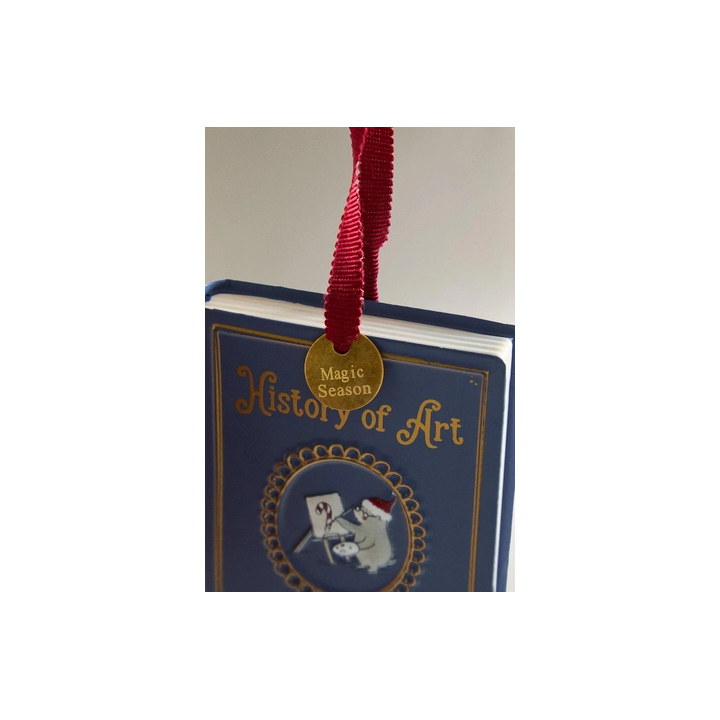 PACK OF IRON BOOK CHRISTMAS TREE DECORATIONS (PACK OF 3)