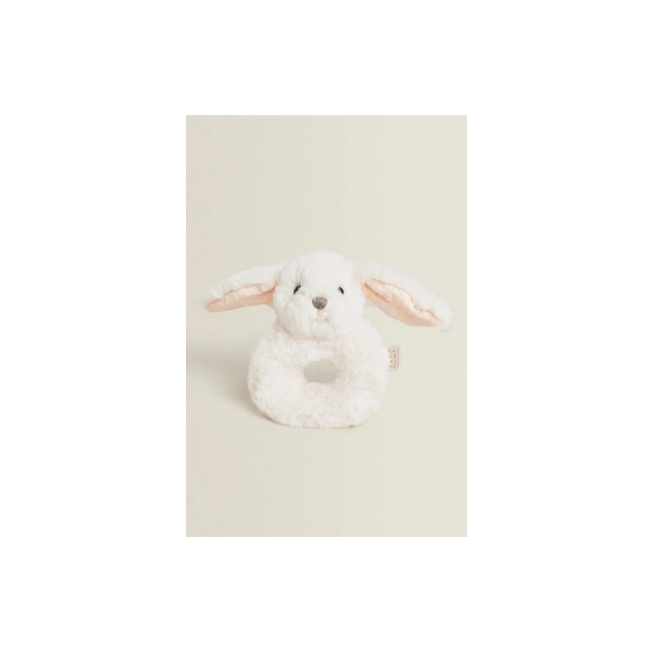 BABY RABBIT SOFT TOY RATTLE