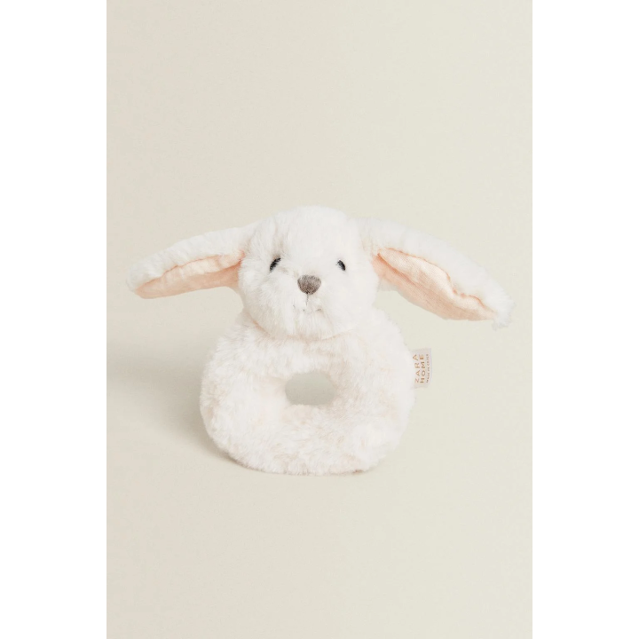 BABY RABBIT SOFT TOY RATTLE