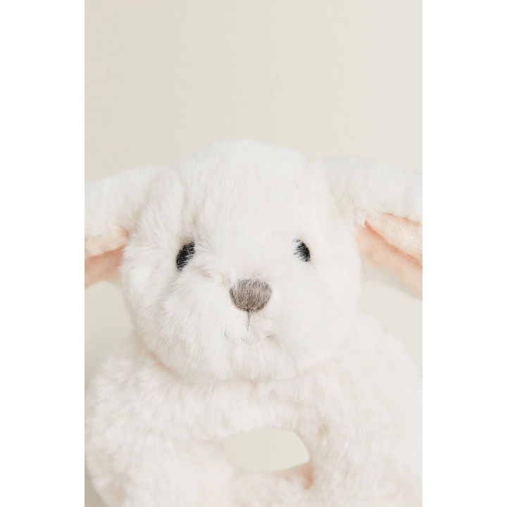 BABY RABBIT SOFT TOY RATTLE
