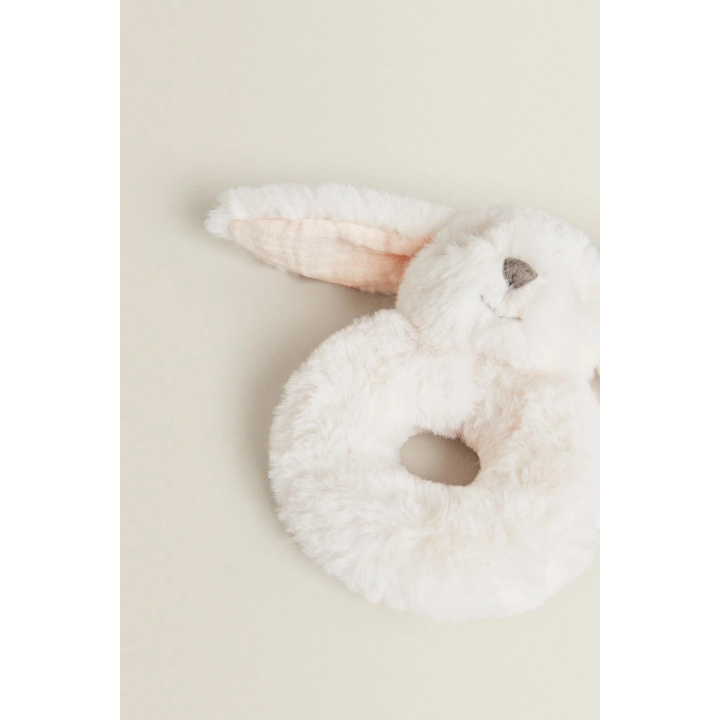 BABY RABBIT SOFT TOY RATTLE