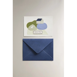 WELCOME BABY DONKEY CARD