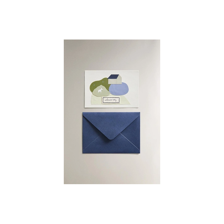 WELCOME BABY DONKEY CARD