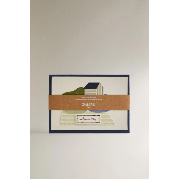 WELCOME BABY DONKEY CARD